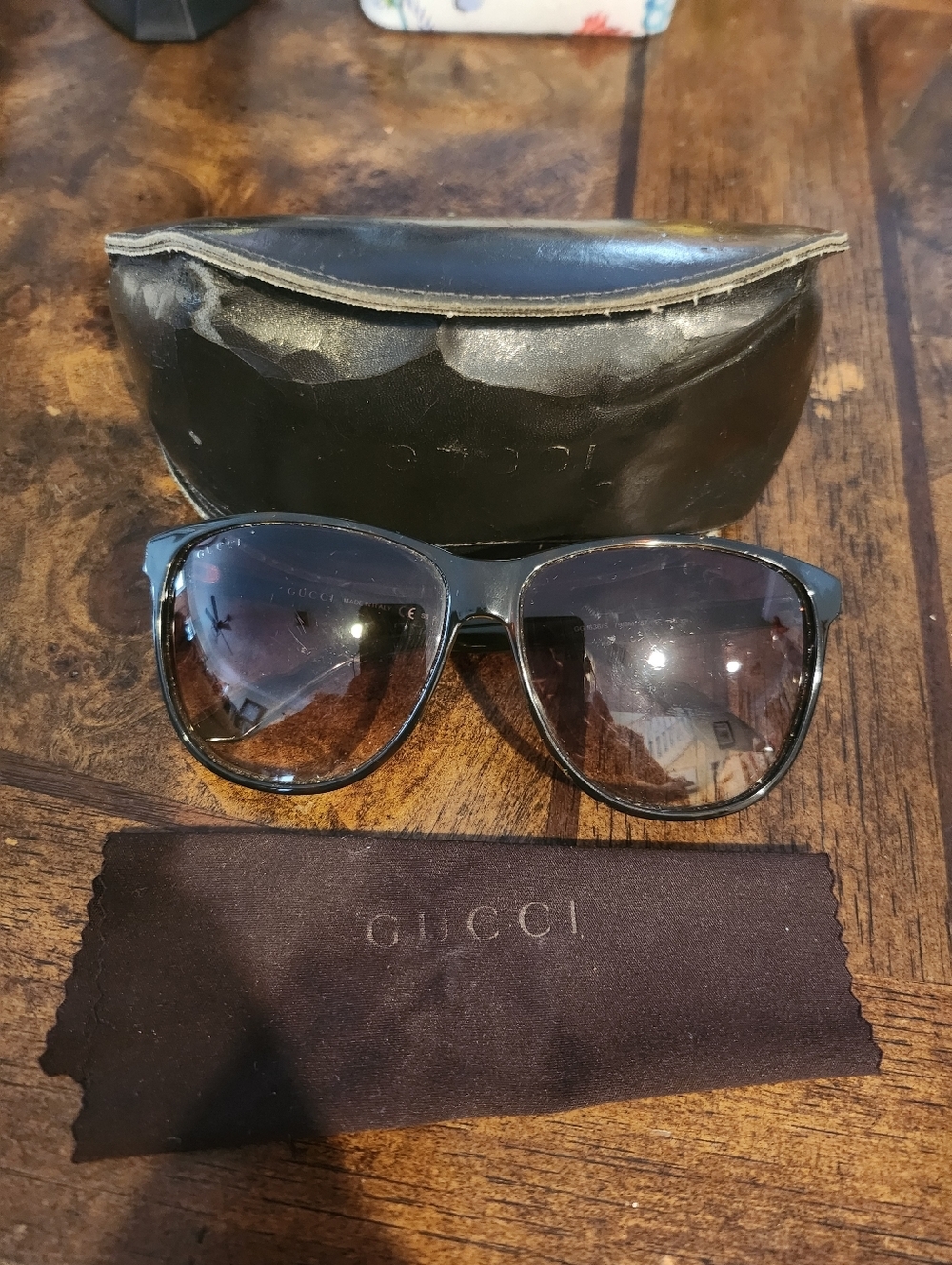 Gucci sunglasses with case